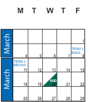 District School Academic Calendar for Maple Mountain High for March 2024