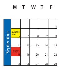 District School Academic Calendar for Maple Mountain High for September 2023