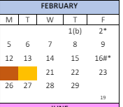 District School Academic Calendar for Christopher Columbus Academy for February 2024