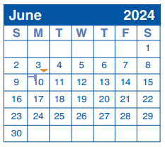 District School Academic Calendar for Alter Middle for June 2024