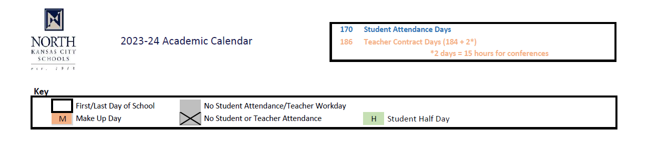 District School Academic Calendar Key for Northview Elementary
