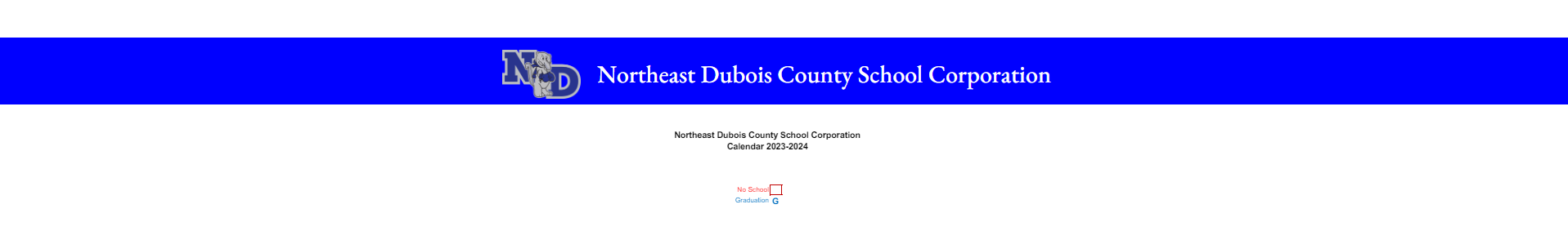 District School Academic Calendar Key for Dubois Middle School