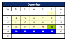 District School Academic Calendar for Maple Creek Middle Sch for December 2023