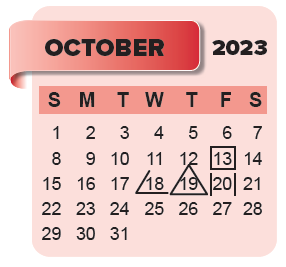 District School Academic Calendar for Ravenwood Elementary for October 2023