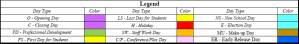 District School Academic Calendar Legend for Kenwood Station Elementary School