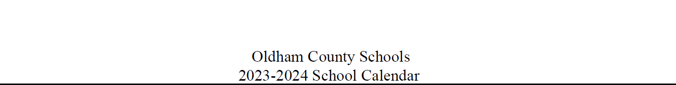 District School Academic Calendar for Kenwood Station Elementary School
