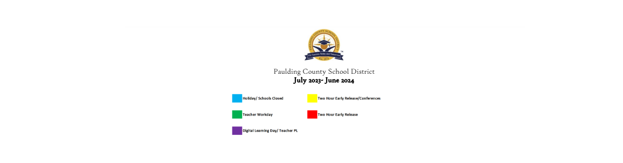 District School Academic Calendar Key for North Paulding Middle