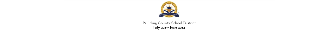 District School Academic Calendar for South Paulding High School