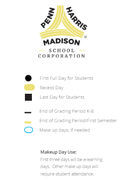 District School Academic Calendar Legend for Meadow's Edge Elementary Sch