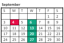 District School Academic Calendar for Desert Palms Elementary School for September 2023