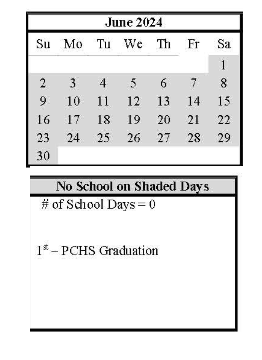 District School Academic Calendar for Lovelock Elementary School for June 2024