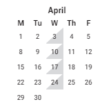 District School Academic Calendar for Phoenix Prep Academy for April 2024