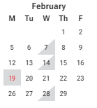 District School Academic Calendar for Phoenix Prep Academy for February 2024