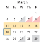 District School Academic Calendar for Phoenix Prep Academy for March 2024