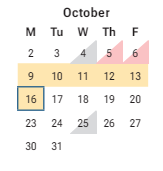 District School Academic Calendar for Phoenix Prep Academy for October 2023
