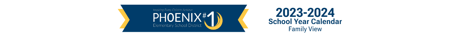 District School Academic Calendar for Phoenix Prep Academy