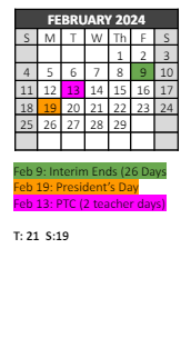 District School Academic Calendar for Forrest Park Elementary School for February 2024