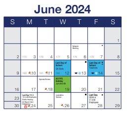 District School Academic Calendar for Chatham Elementary School for June 2024