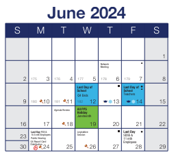 District School Academic Calendar for Frick Intl Studies Academy for June 2024