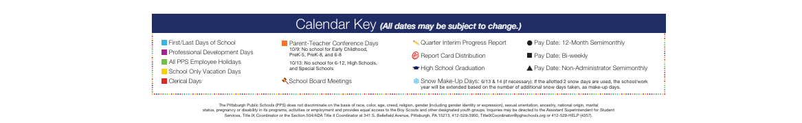 District School Academic Calendar Key for South Brook Middle School