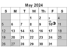 District School Academic Calendar for John T Reid Middle for May 2024