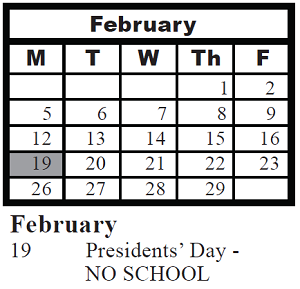 District School Academic Calendar for Grand Prairie Elementary for February 2024