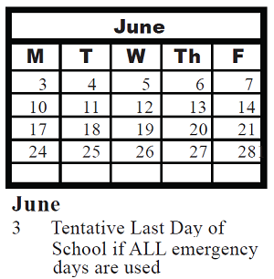 District School Academic Calendar for Grand Prairie Elementary for June 2024