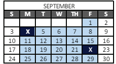 District School Academic Calendar for Mountain View Junior High for September 2023