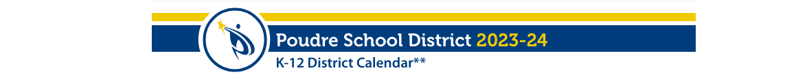 District School Academic Calendar for Peak Alternative Program