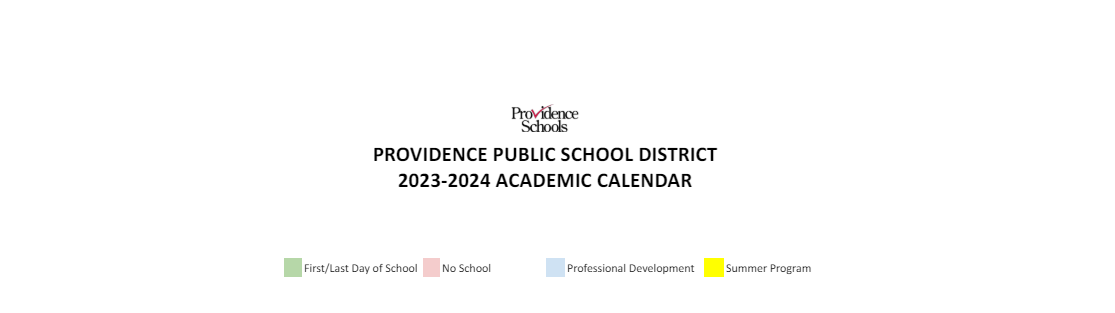 District School Academic Calendar Key for Academy Of Service