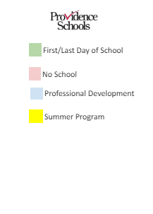 District School Academic Calendar Legend for Alan Shawn Feinstein Elementary At Broad Street