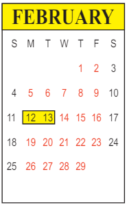 District School Academic Calendar for Ruby-wise Elementary School for February 2024