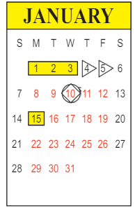District School Academic Calendar for Ruby-wise Elementary School for January 2024