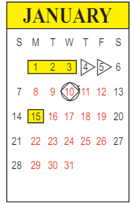 District School Academic Calendar for Forest Hill Elementary School for January 2024