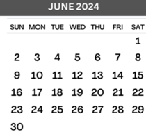 District School Academic Calendar for General Ricardo Sanchez Elementary for June 2024