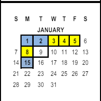 District School Academic Calendar for Woodcrest Elementary for January 2024