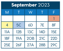District School Academic Calendar for Folwell Elementary for September 2023