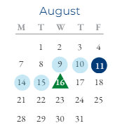District School Academic Calendar for Joe Mathias Elementary School for August 2023