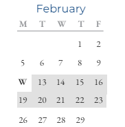 District School Academic Calendar for Joe Mathias Elementary School for February 2024