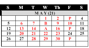 District School Academic Calendar for Saginaw Arts And Sciences Academy for May 2024