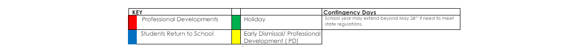 District School Academic Calendar Key for Port Barre High School