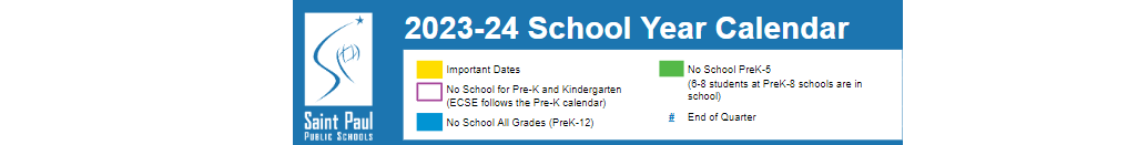 District School Academic Calendar for Ramsey Junior High