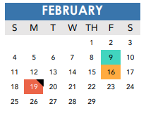 District School Academic Calendar for Wm B Travis Elementary for February 2024