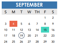 District School Academic Calendar for Horace Mann Academy for September 2023