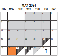 District School Academic Calendar for Hillside Elementary for May 2024