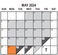District School Academic Calendar for Alternative Learning Center for May 2024