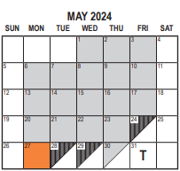 District School Academic Calendar for Anderson Tmr for May 2024