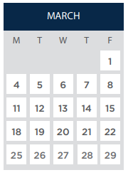 District School Academic Calendar for Drew Elementary for March 2024