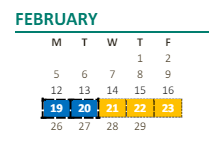 District School Academic Calendar for El Sereno Alternative EDUC. (ALTERN.) for February 2024