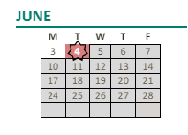 District School Academic Calendar for El Sereno Alternative EDUC. (ALTERN.) for June 2024